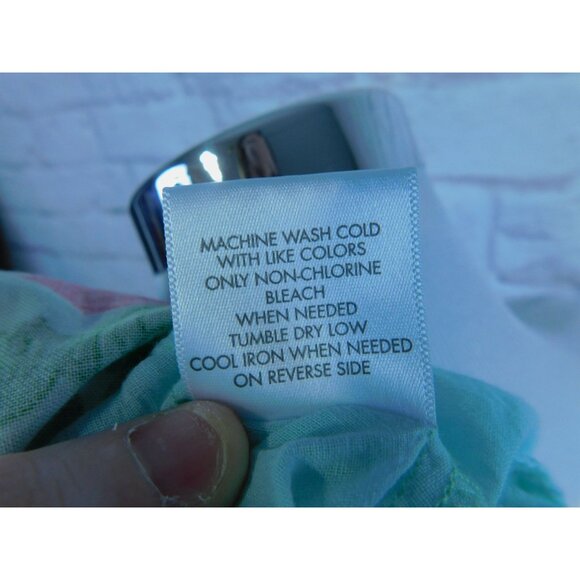 ModCloth Vintage Style Cotton Floral & Polka Dot Sleeveless Dress M - Picture 12 of 13